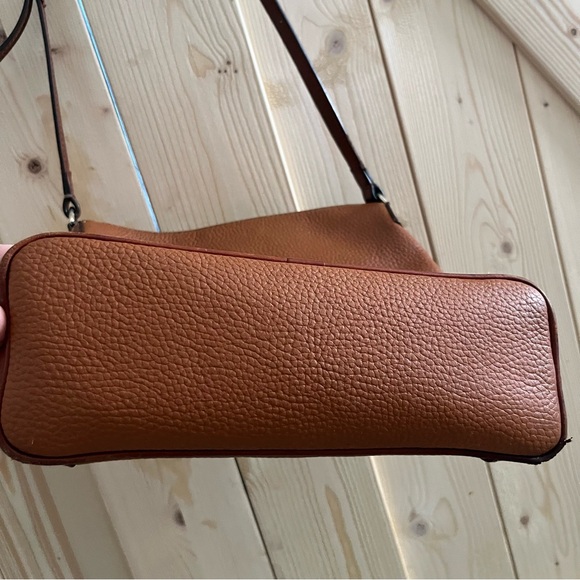 Dooney & Bourke Men's Brown Leather Crossbody Bag - Picture 7 of 12